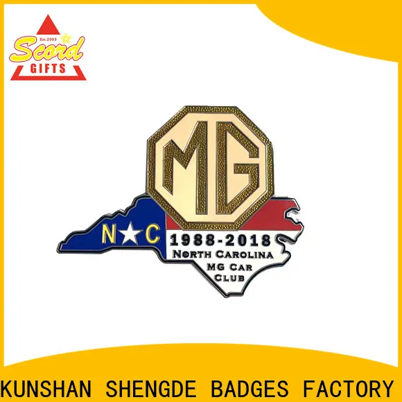 Shengde custom car emblems factory for promotion 1