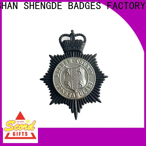 Shengde state police badges manufacturers bulk production 1