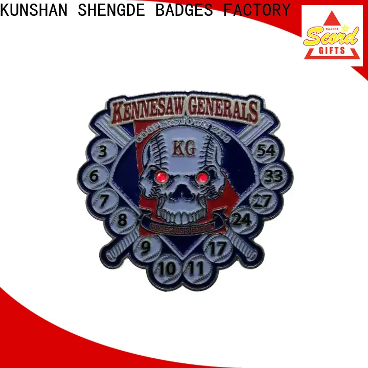 Shengde Wholesale baseball team pins manufacturers for sale 1