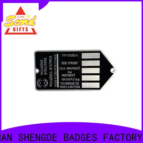 Custom stainless steel name plates factory 1