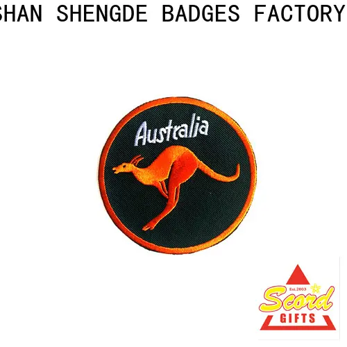 Shengde custom embroidered iron on patches manufacturers bulk buy 1