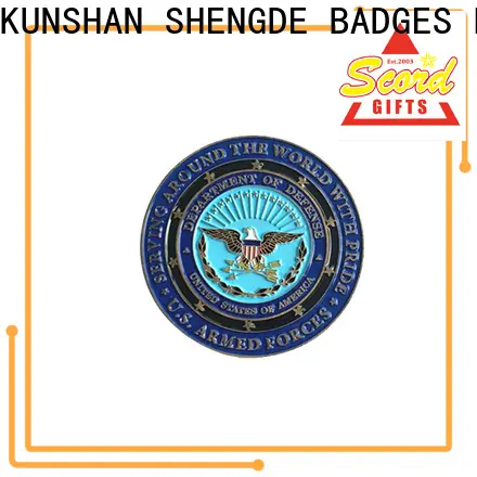 Shengde High-quality personalized challenge coins for business for promotion 1