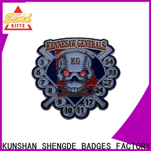Shengde pewter lapel pins Supply for promotion 1