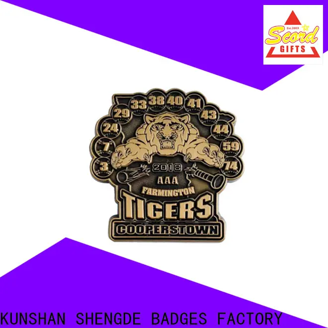 Shengde New have enamel pins made factory 1