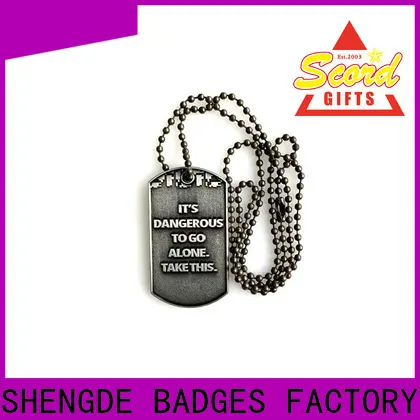 Shengde custom engraved dog tags manufacturers on sale 1