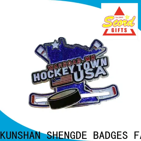 Shengde softball lapel pins for business on sale 1