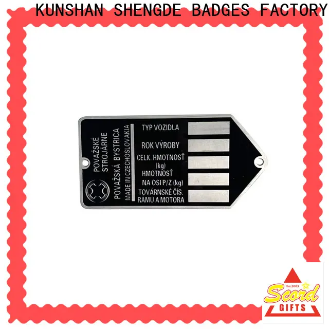 Shengde Wholesale engraved name plates company on sale 1