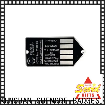Top engraved metal name plates Supply bulk production 1