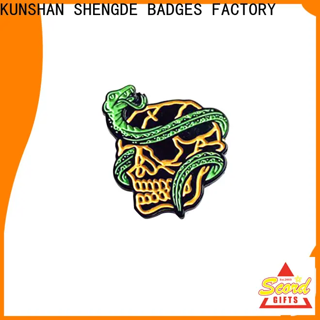 Shengde High-quality enamel badges factory for promotion 1