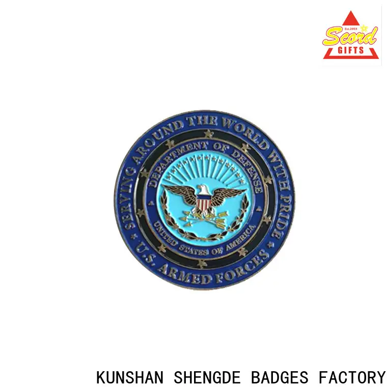 Shengde Latest best challenge coins Supply bulk production 1