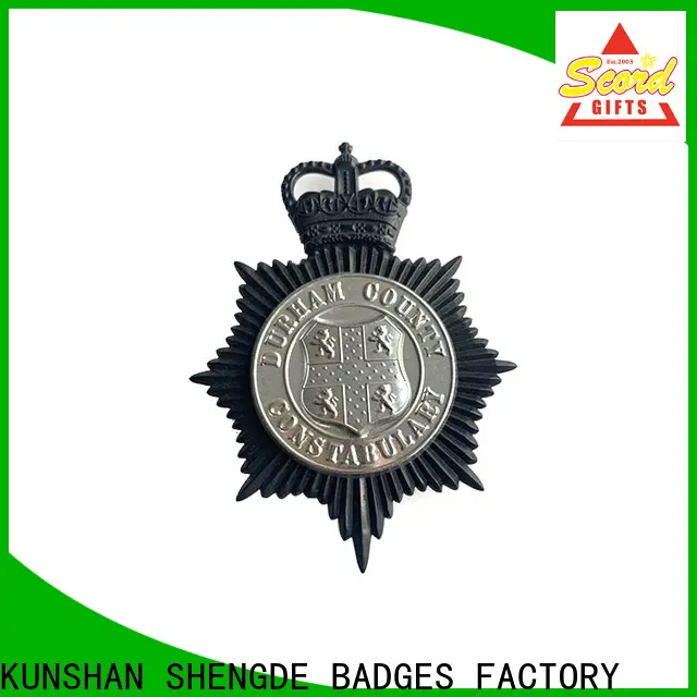 Shengde Top authentic police badge Suppliers for promotion 1