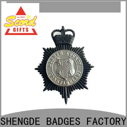 Shengde Top childrens police badges Suppliers for promotion 1