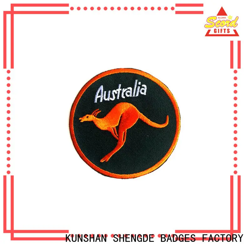 Shengde New embroidery patches for jackets for business 1
