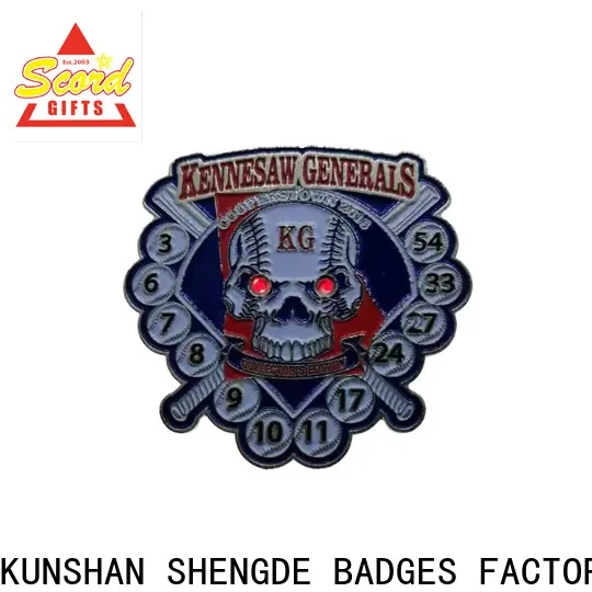 Shengde Wholesale design your own baseball trading pins manufacturers 1