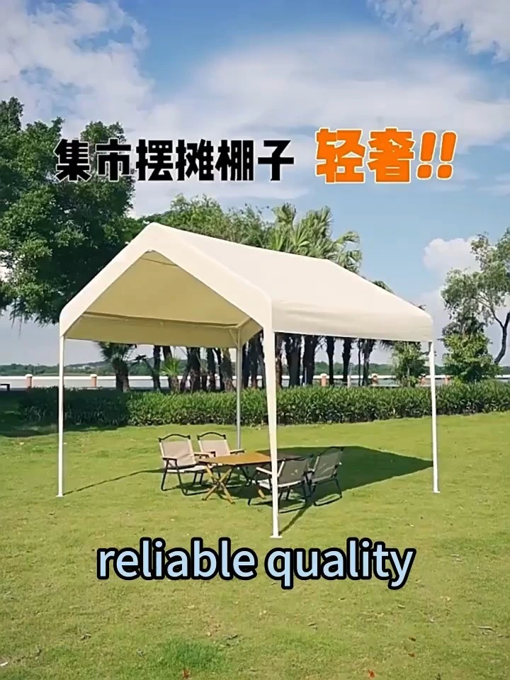 Quadratisches Camping-Marktzelt im Freien, Regenschirm, Regenschutz, Stall, Sonnenschutz, Auto-Sonnenschutz, Überdachungstuch, großes Strandzelt mit Eisenrahmen für den Außenbereich 1