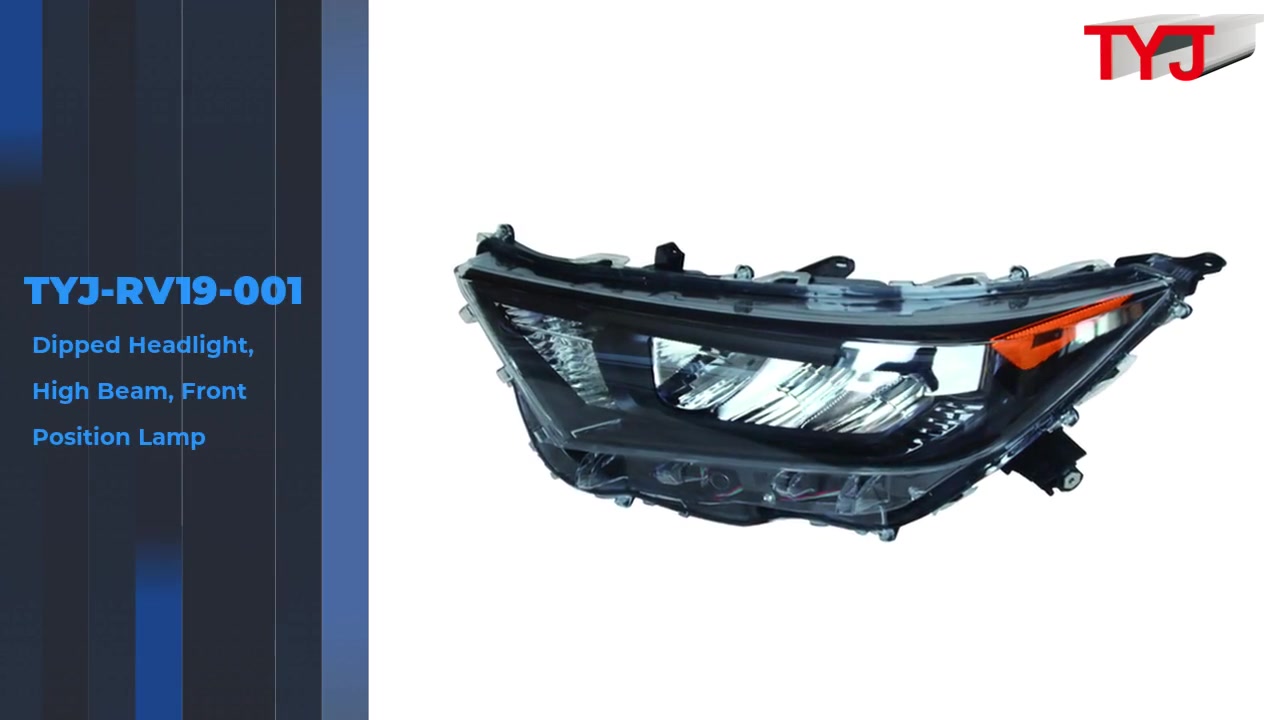 RAV4 2019 USA HEADLIGHTS LE XLE LIMITED BLACK HOUSING AUTO LIGHTING SYSTEM SPARE PARTS SPARE BODY KITS 1