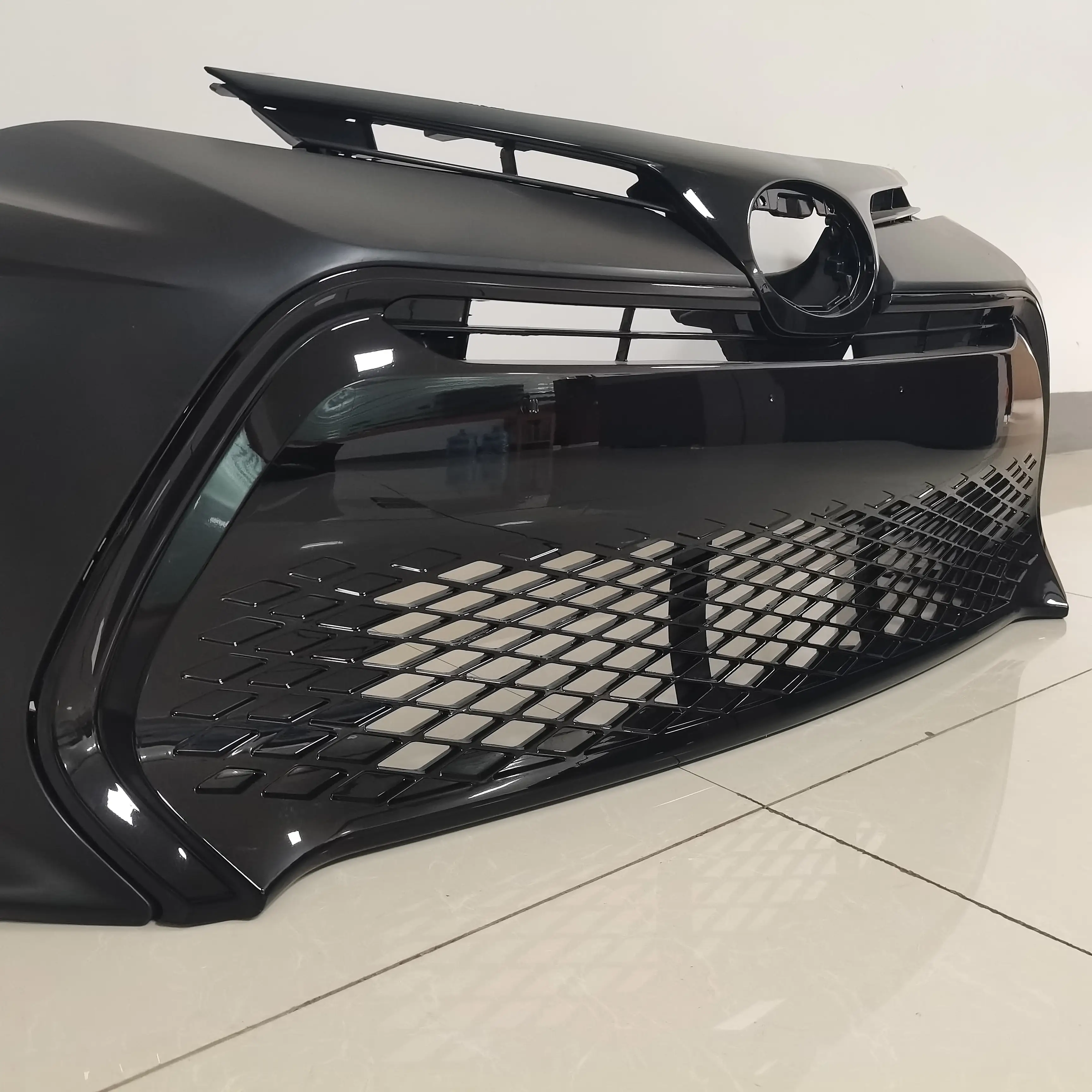 Front Bumper Cover &amp; Grille Assembly Kit For2017 SE Toyota COROLLA 1