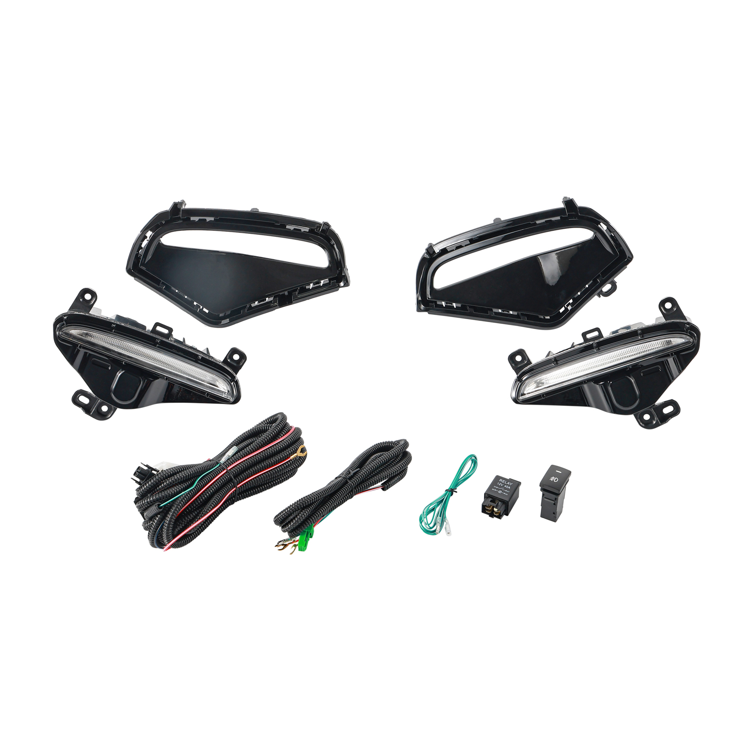 Противотуманные фары Rav4 2022-2024USA Xse Автомобильные сборочные комплекты для Toyota Led 81430-42020 81440-42020 52127-Or270 52128-Or270 6