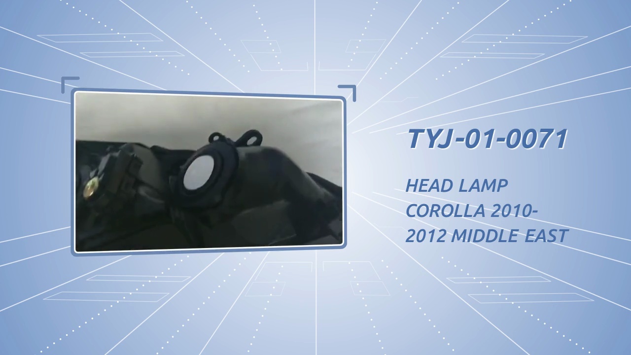 TYJ-01-0071.HEAD LAMP .COROLLA 2010-2012 MIDDLE EAST.