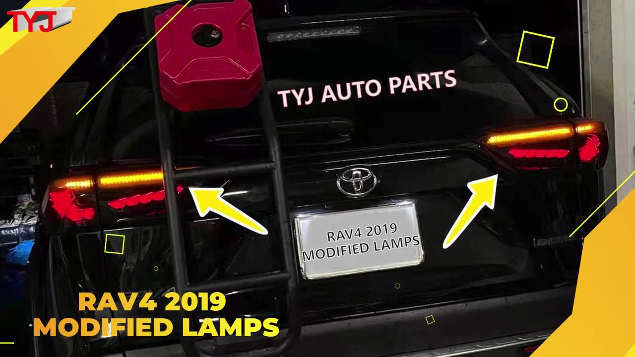  Best Quality Case RAV4 2019 2020 2021 USA MODIFIED TAILLIGHTS BACKLAMPS SET Brand 