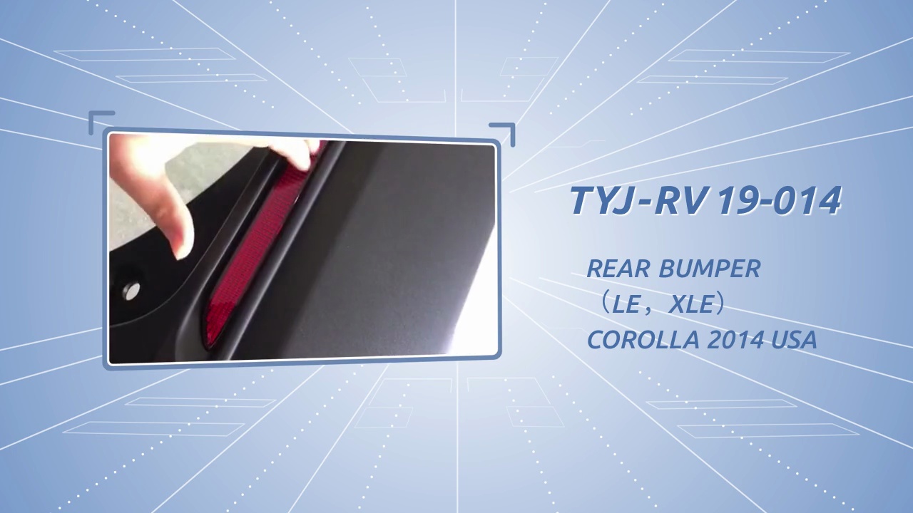 TYJ-RV19-014.REAR BUMPER.(LE,XLE)COROLLA 2014 USA.