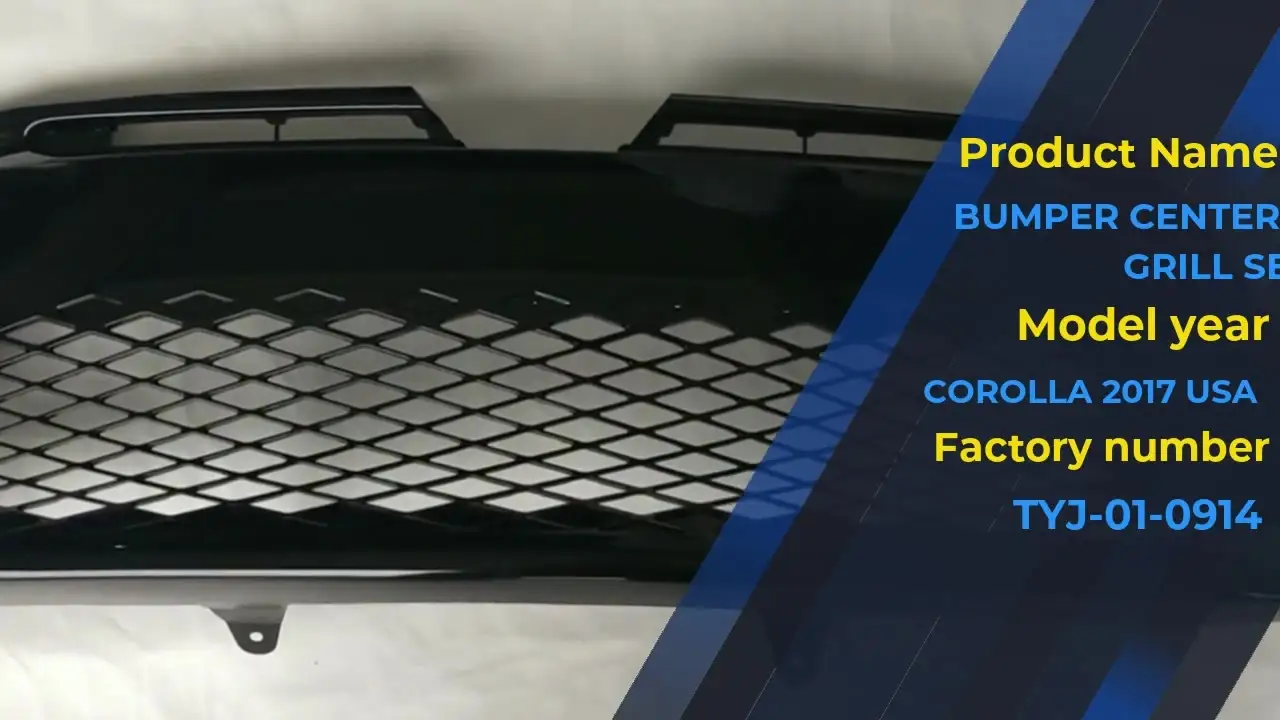 Optimus TYJ MARCAE PROVISOR, INSTRUMENTA CORPORIS PROTECTIONIS ANTERIORIS TOYOTA COROLLA 2017 2018 2019, CRATICULAE USA 53112-02740, Provisor. 1