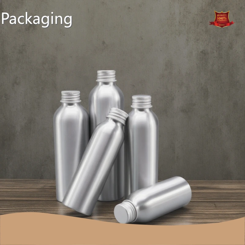 150ml-1000ml Recycled Aluminium Water Bottle With Metal Screw Cap 1