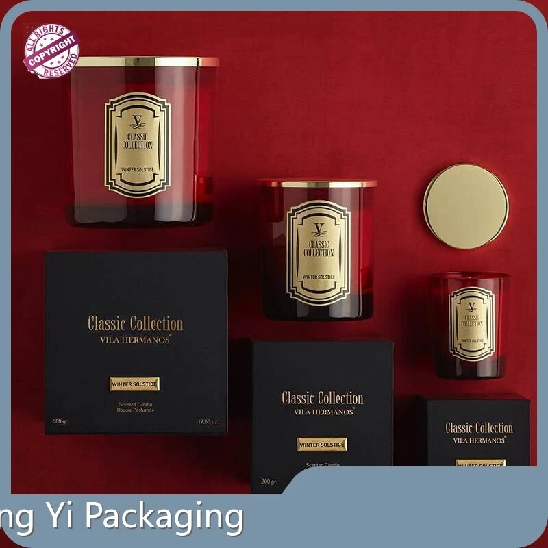 Custom Clear Amber Glass Candle Jars with Lid - 3oz to 12oz Private Label 1