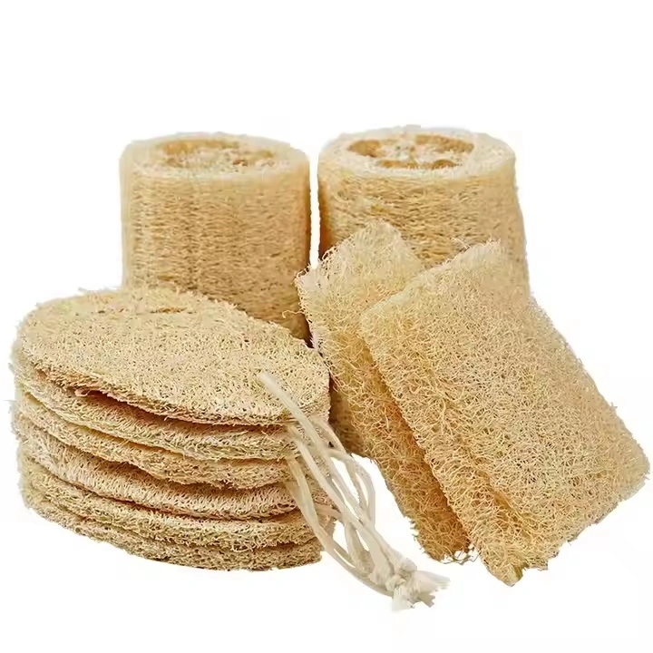 High Quality Biodegradable Loofah Kitchen Bathroom Cleaning Sponge 1