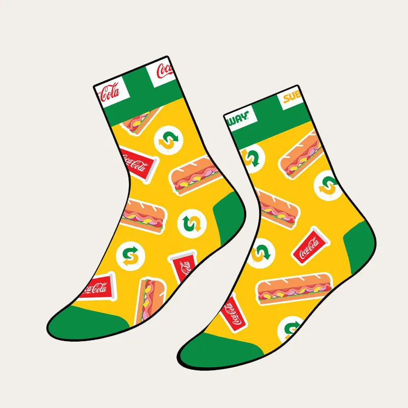 Fashion Socks Print Socks on Demand Factory Direct Supply 2