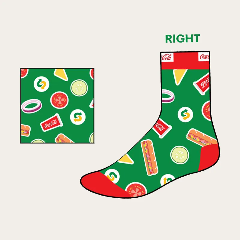 Fashion Socks Print Socks on Demand Factory Direct Supply 3