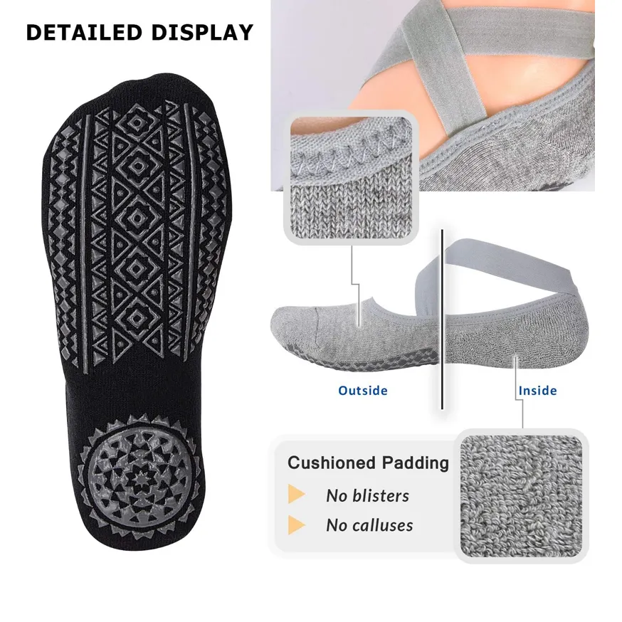 Yoga Socks Anti Slip Yoga Socks for Home Practice Manufacturer 3