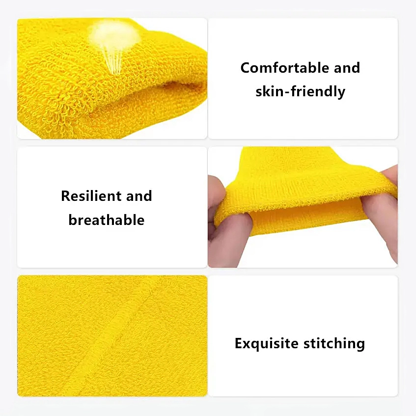 Custom Logo Embroidery Cheap Bulk Recycle Soft Cotton Terry Cloth Knitted Sweat Athletic Exercise Sweatband Wristband for Sports-JXF250421 1