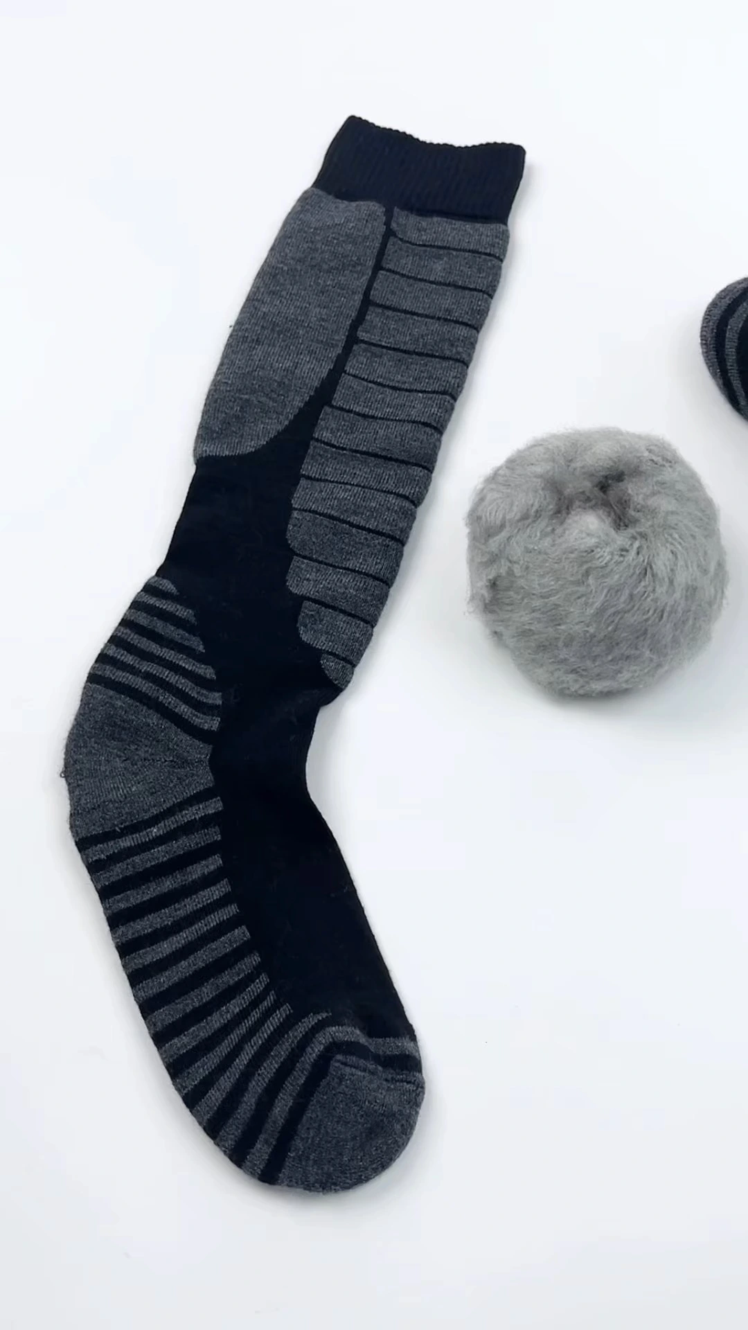 Stokin Ski Bulu Merino untuk Lelaki, Wanita &amp; Belia - Stokin Snowboard Termal Kusyen Penuh Atas Betis, Persembahan Musim Sejuk 1