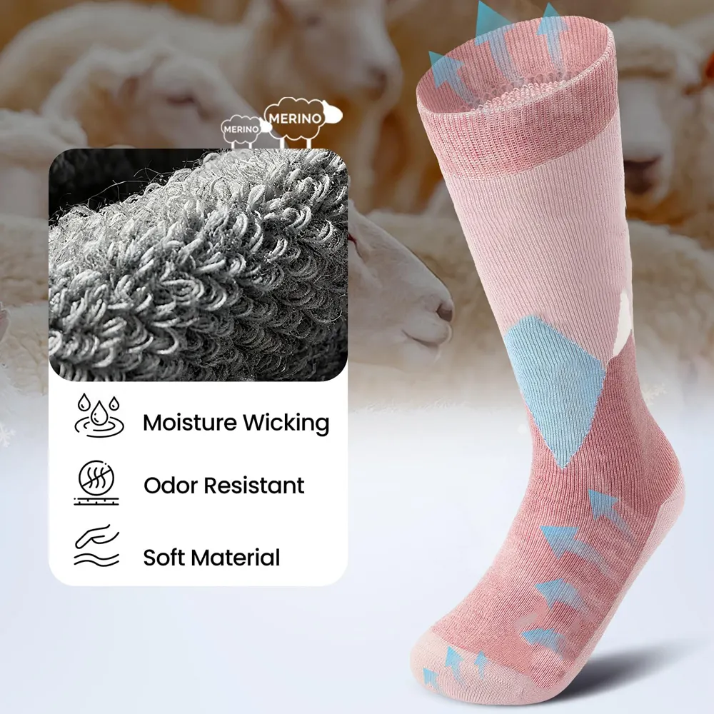 Wool Snowboarding Socks Manufacturer for Ski Trips 3