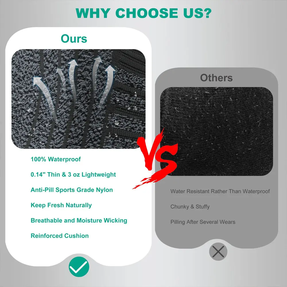 White Knit Socks - for Hiking - Jixingfeng Socks 4