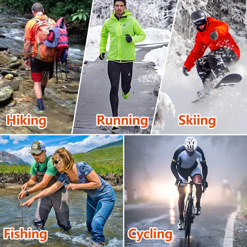 White Knit Socks - for Hiking - Jixingfeng Socks 6