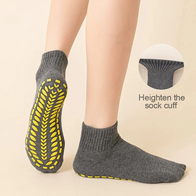 Professional Trampoline Socks Custom Fit - Silicone Grip Dots for Gym/Fitness 1