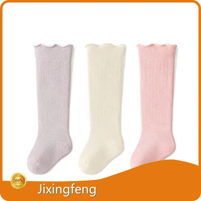 Baby Knee Socks White Baby Socks Wholesale - Jixingfeng Socks 1