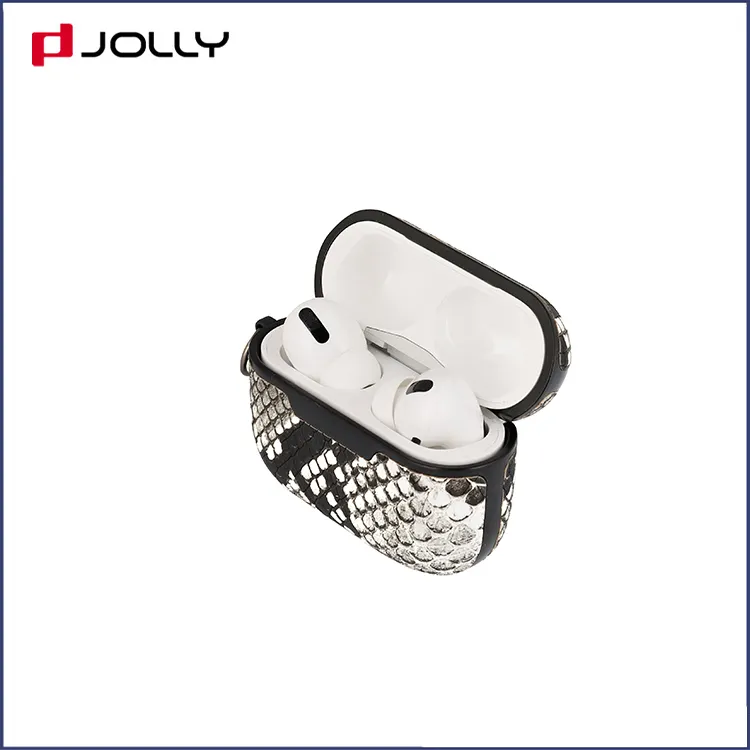 Jolly latest leather airpod pro case with clip factory for iphone 14 5