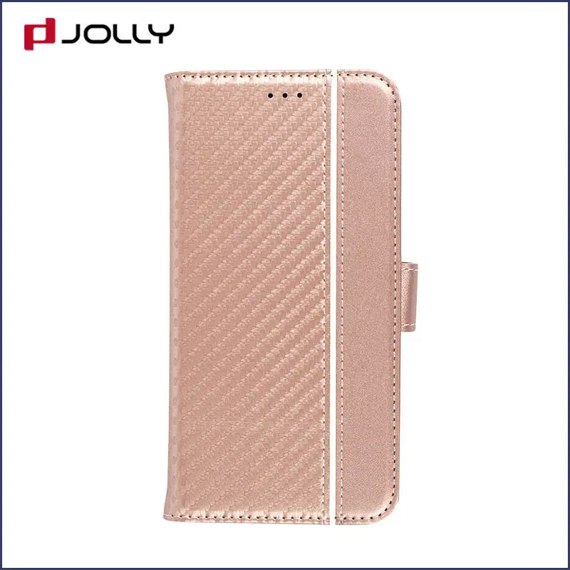 Jolly leather cell phone wallet with credit card holder for apple 5