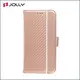 Jolly leather cell phone wallet with credit card holder for apple 5