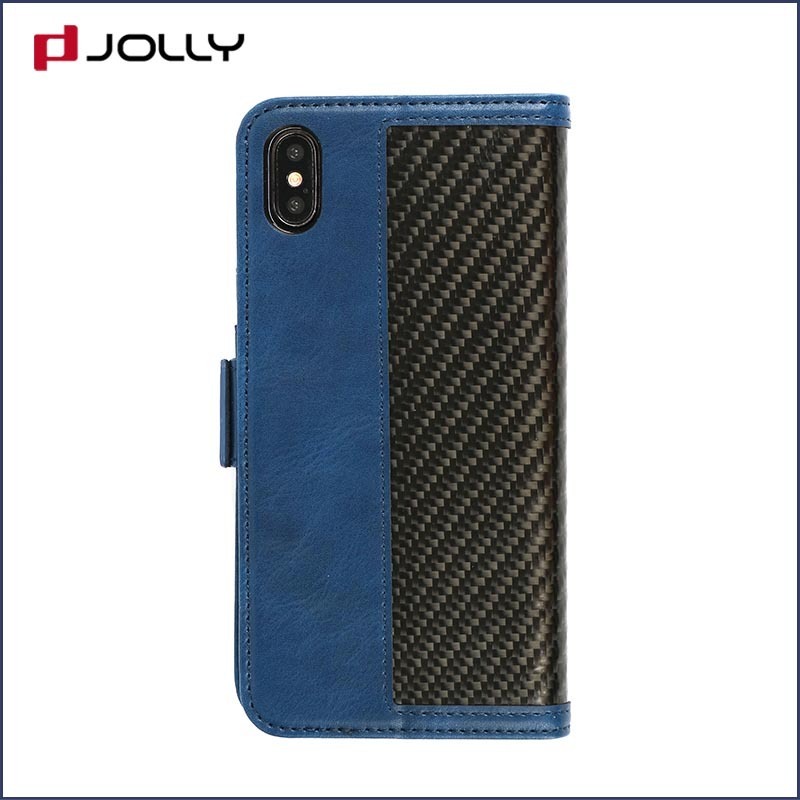 iPhone XS Max Phone Case Real Carbon Fiber RFID Blocking Features DJS0982 5