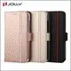 Jolly leather cell phone wallet with credit card holder for apple 4