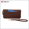 zip around wristlet wallet phone case with slot for apple Jolly 5