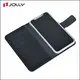 Jolly leather cell phone wallet case with id and credit pockets for mobile phone 7