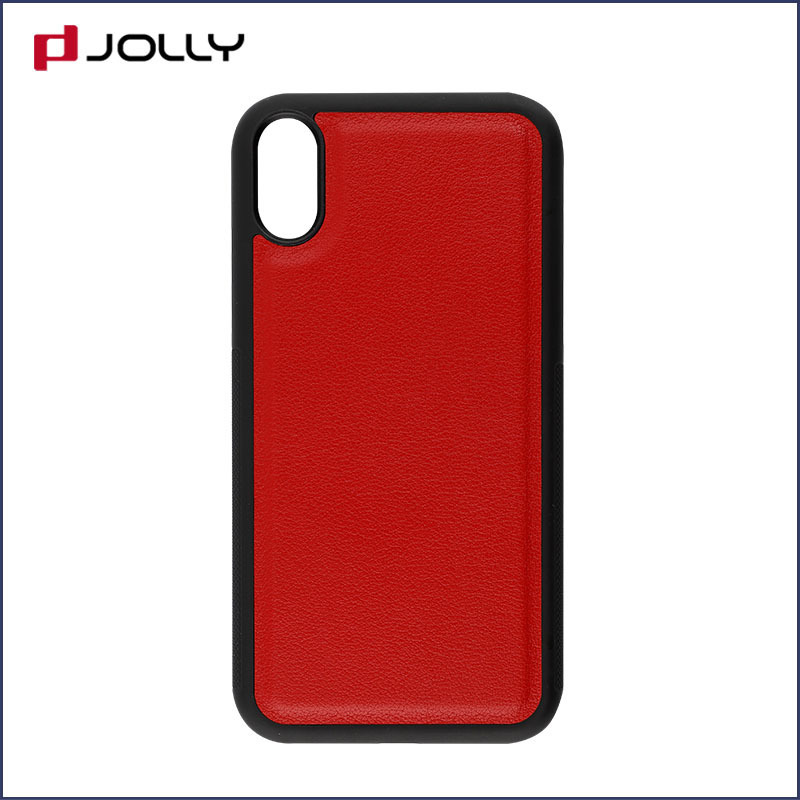 first layer magnetic detachable phone case with credit card holder for iphone x 8
