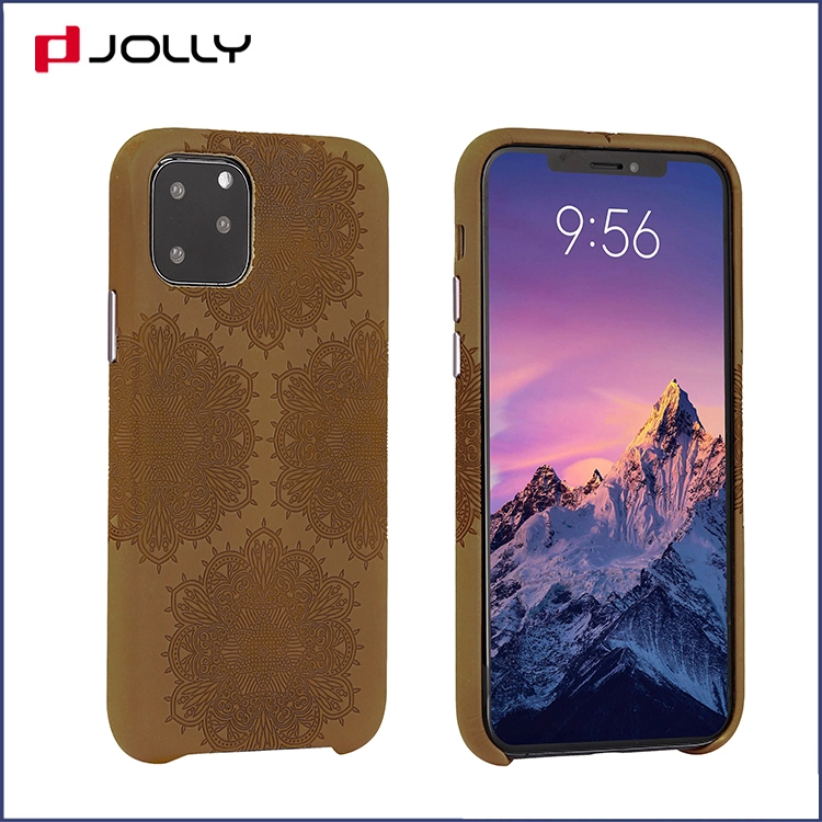 Anti-Drop Leather Phone Case for iPhone 11 Pro, Feeling Element Design Mobile Phone Cover DJS1661 1