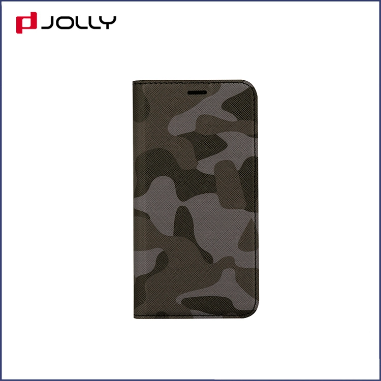 Jolly folio flip phone covers with slot kickstand for iphone xs 5