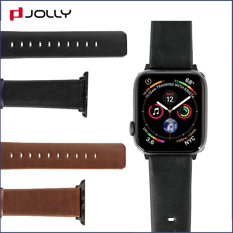 Premium Leather Apple Iwatchband, Classic Leather Straps for Wristwatches DJS1414-E9 1